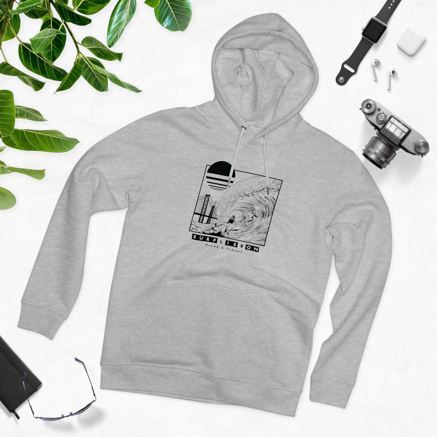 Organic B&W Cruiser Hoodie - Women